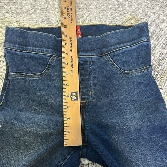 SPANX Distressed High Waist Ankle Skinny Jeans Medium Wash SMALL - Picture 14 of 15